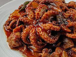 MASAK GURITA DENGAN BAWANG PUTIH DAN MERAH